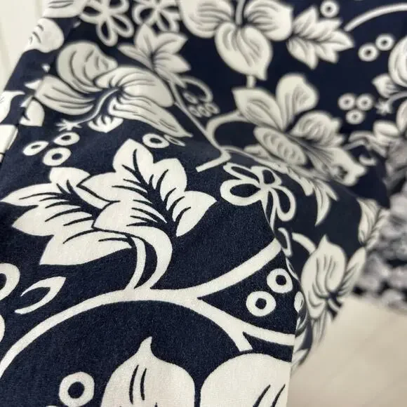 Tommy Hilfiger Floral Crop Pants Preppy Coastal Capri Trousers Women 8 - Picture 3 of 7